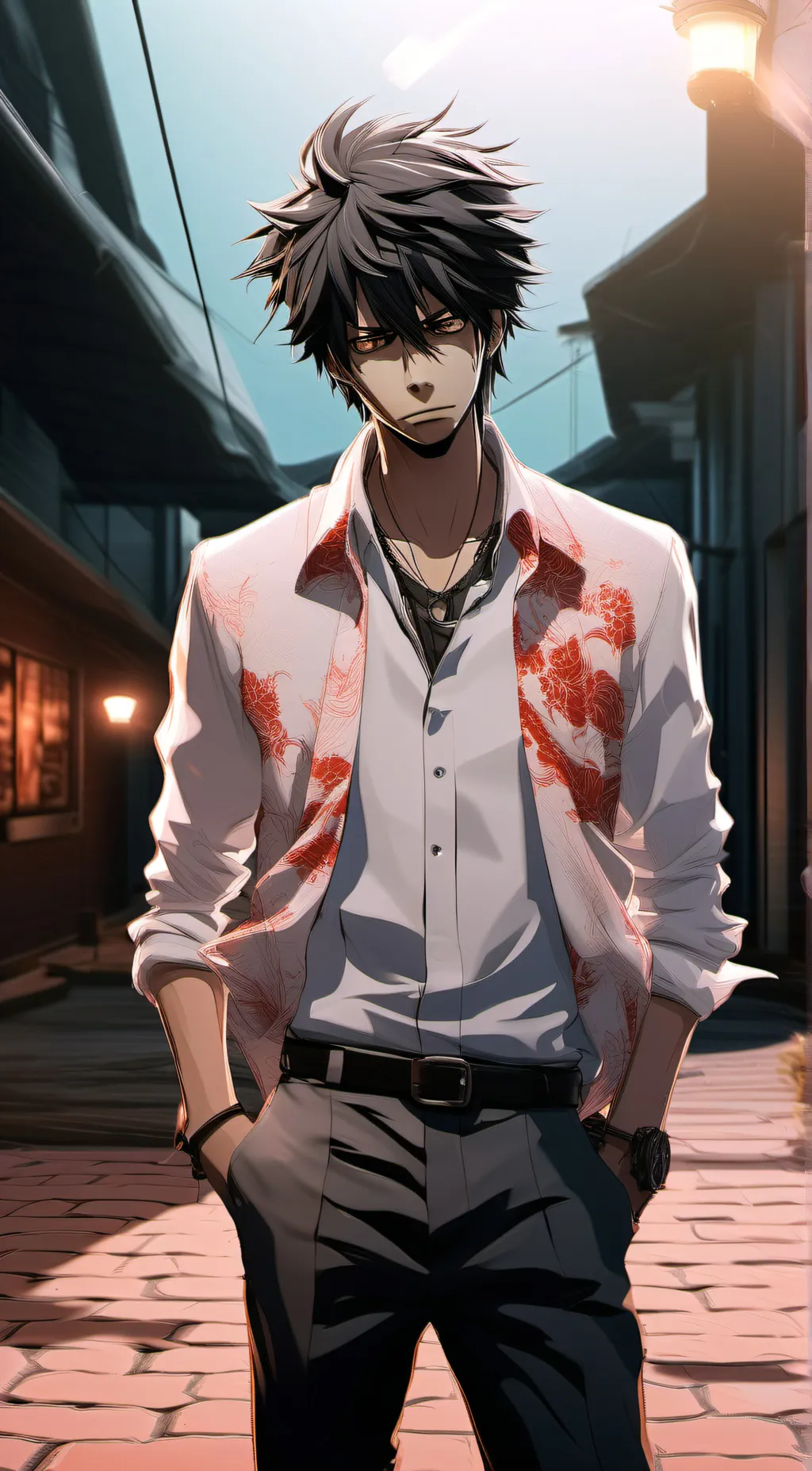 ai character: Dabi/Touya Todorok background