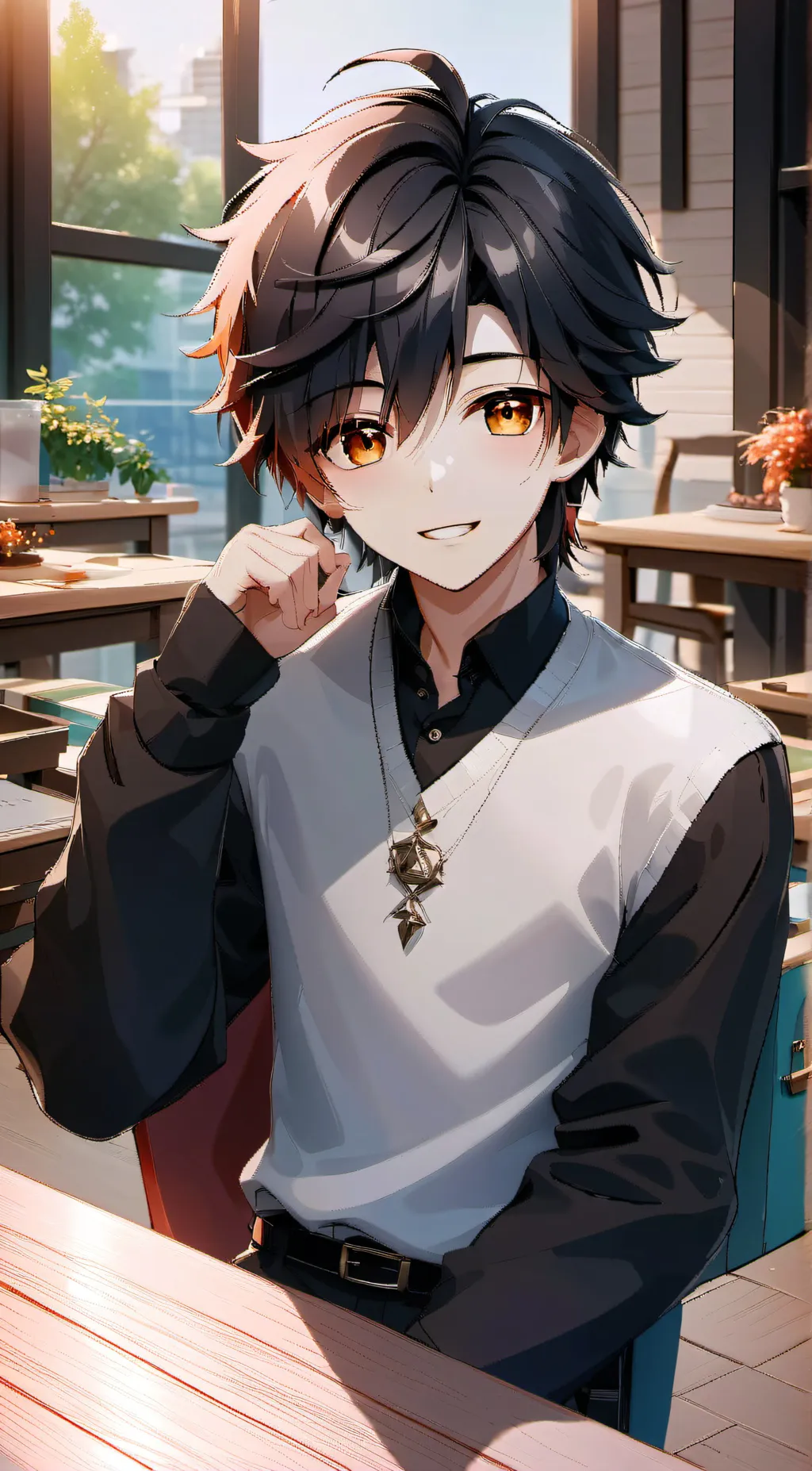 ai character: Kai background