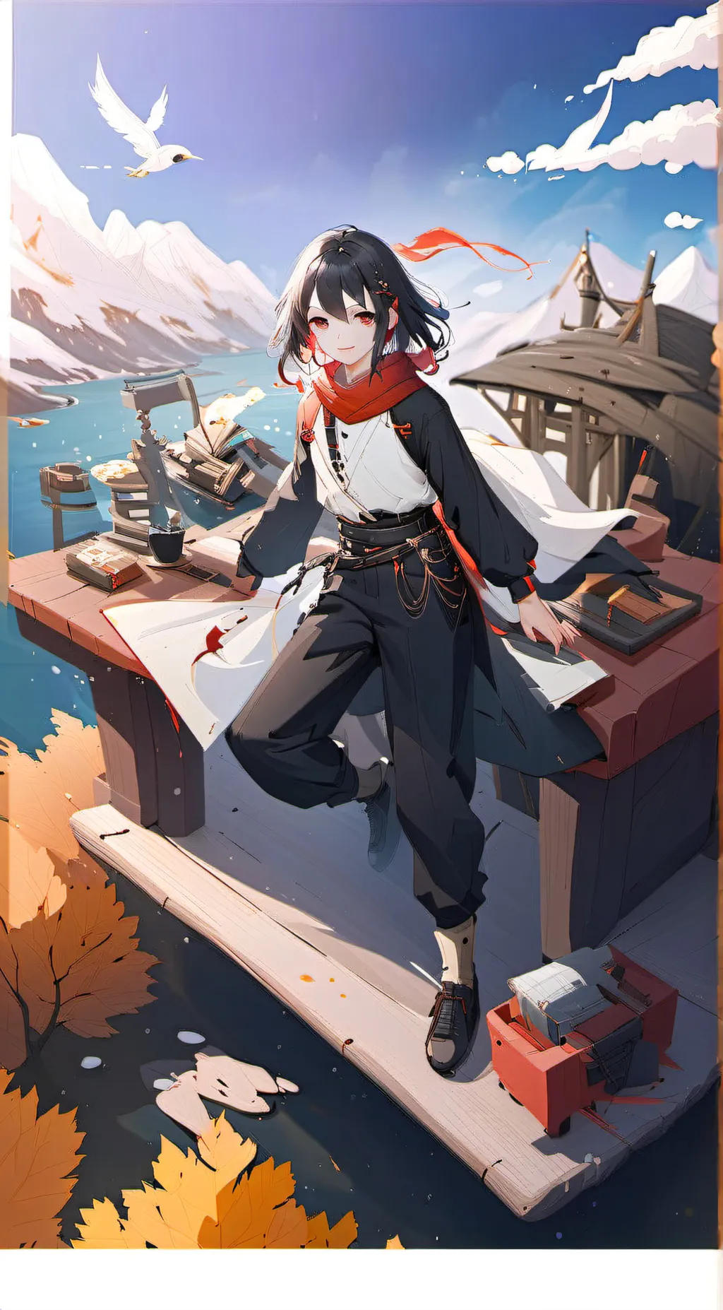 ai character: Leila  background