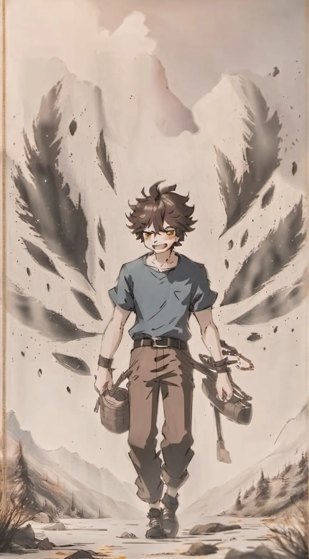 ai character: Greogry background