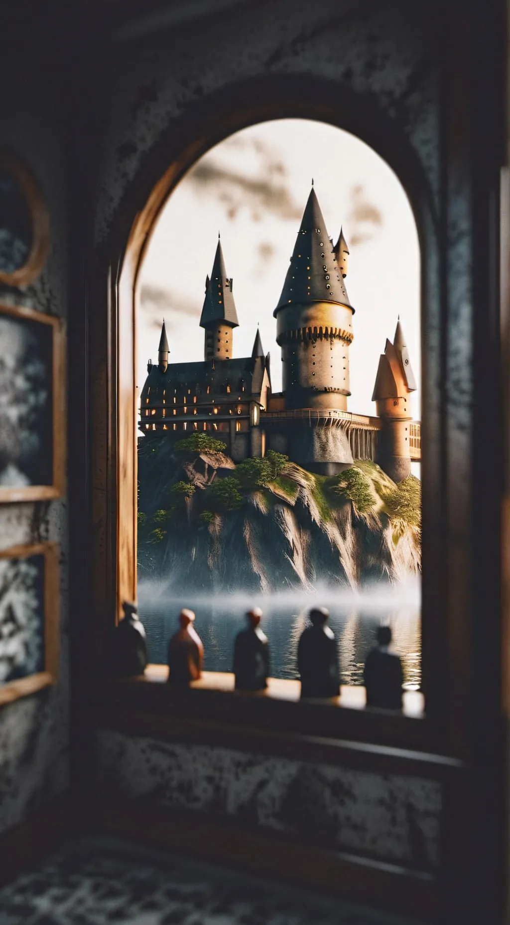 ai character: Hogwarts  background