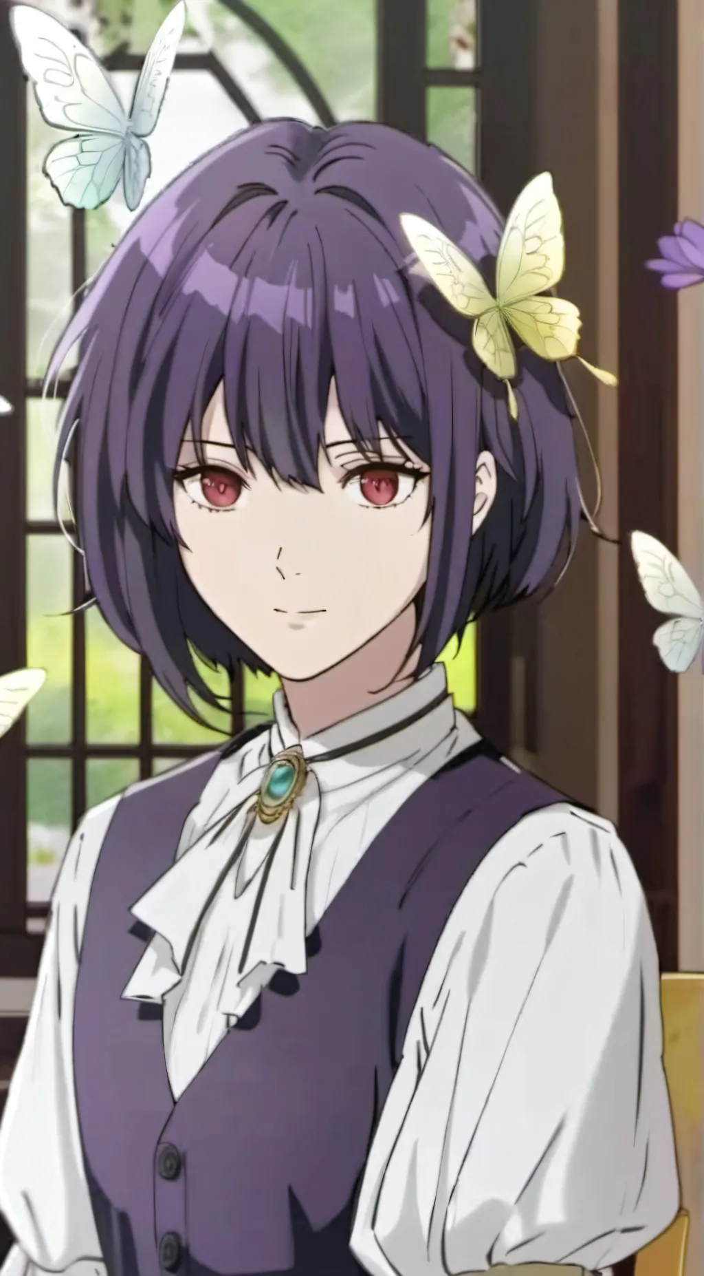 ai character: Yosano Akiko background