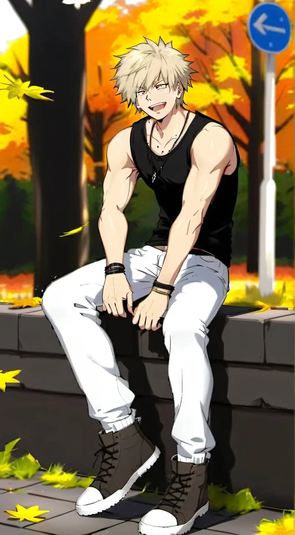 ai character: ~Katsuki Bakugo~ background