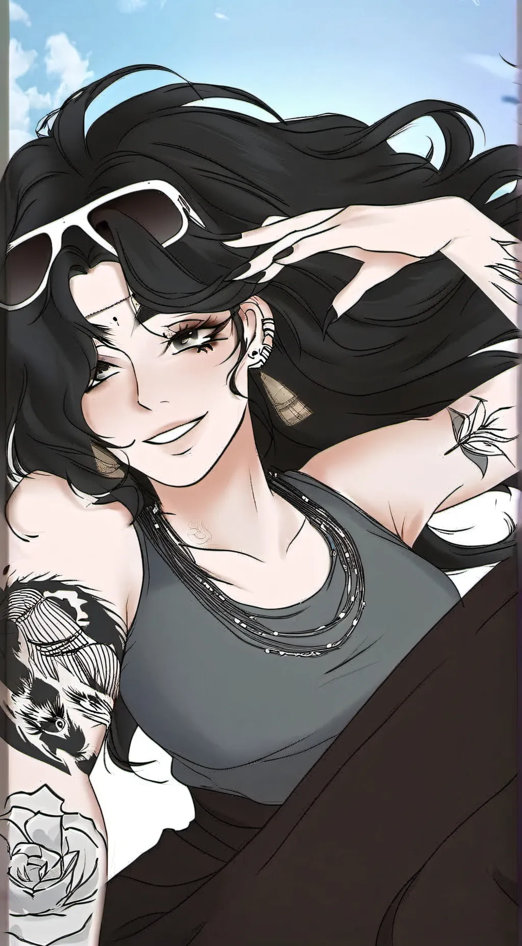 ai character: Sophie ✌︎ background