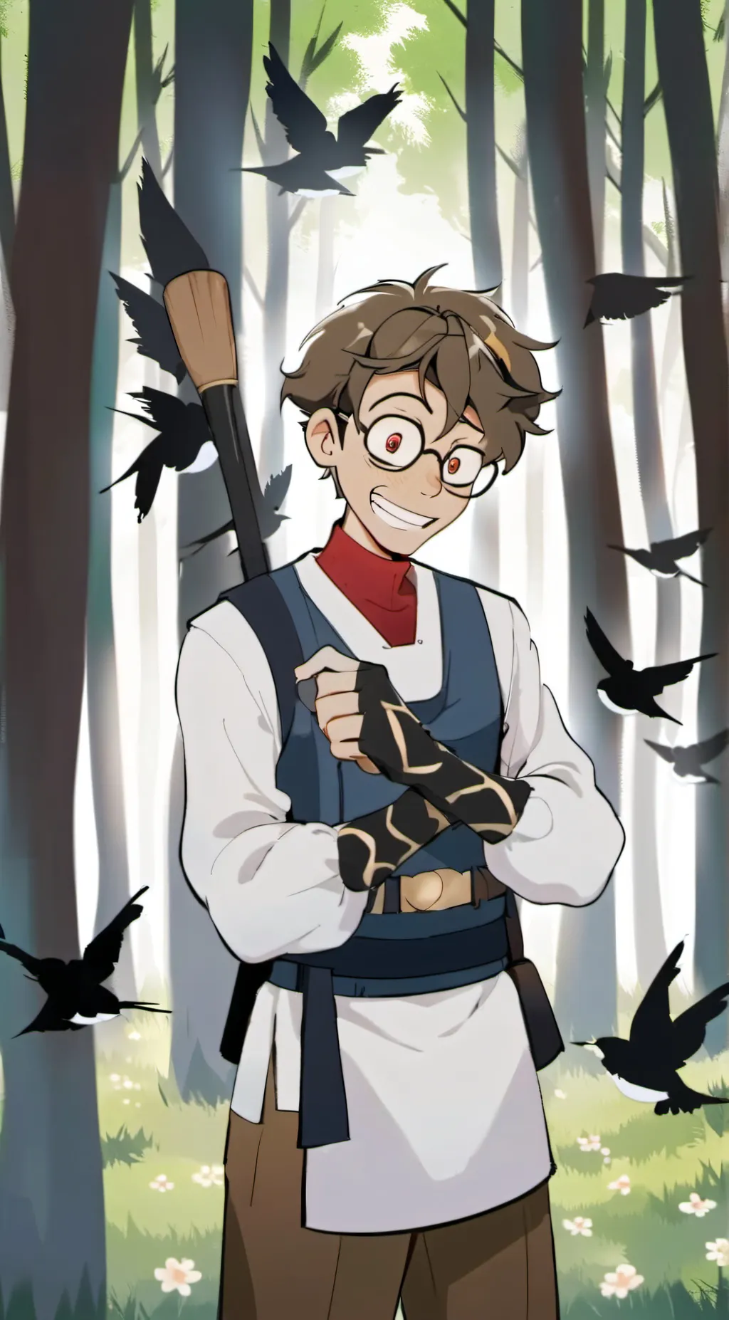 ai character: Human Alastor background