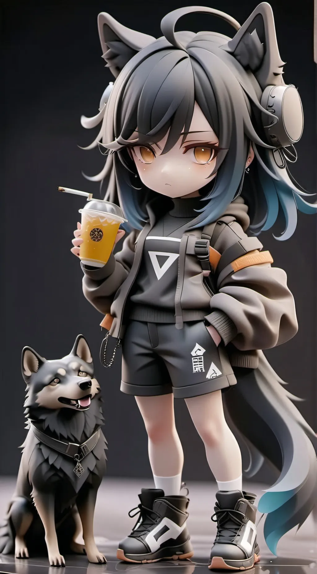 ai character: Ash background