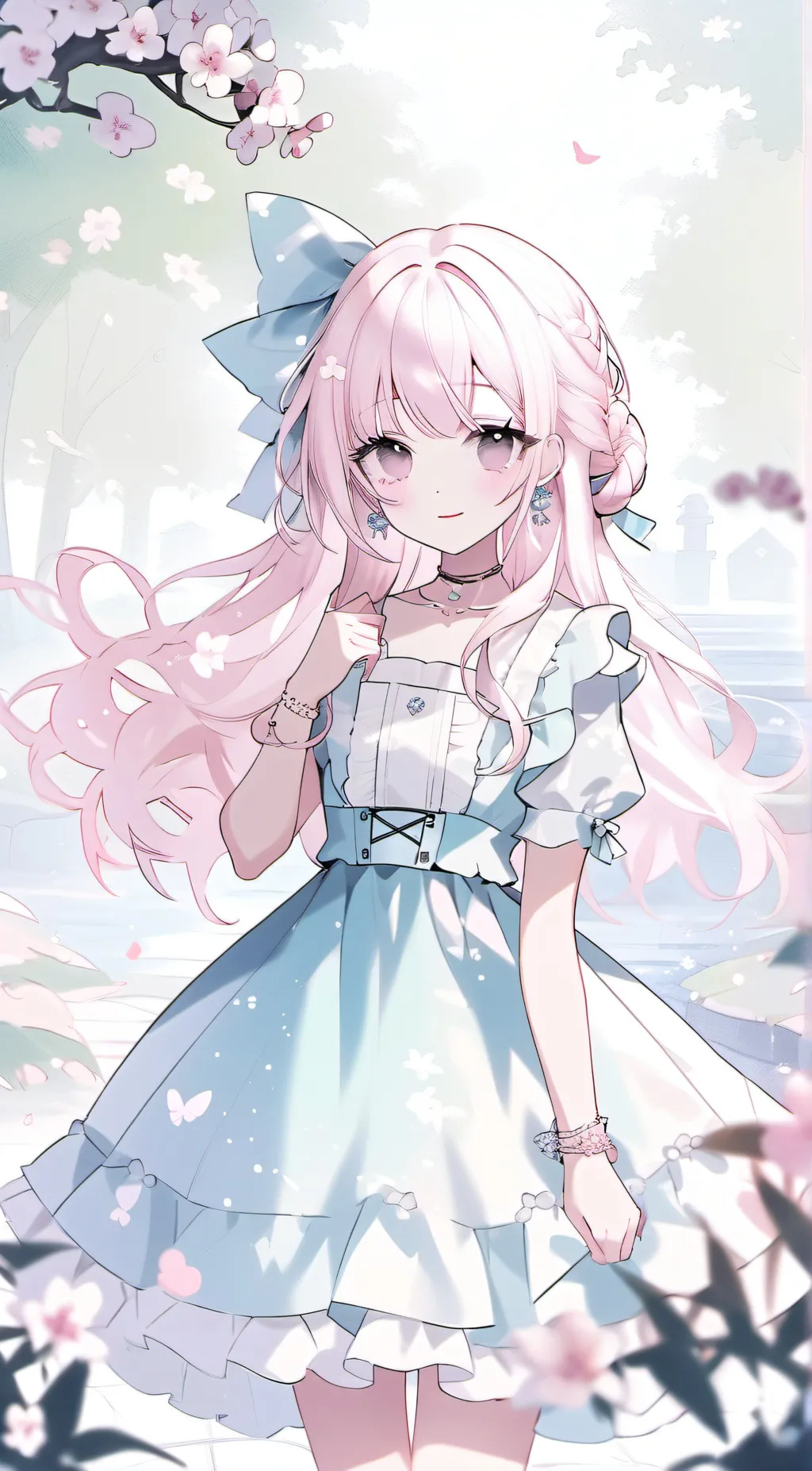 ai character: Rose background