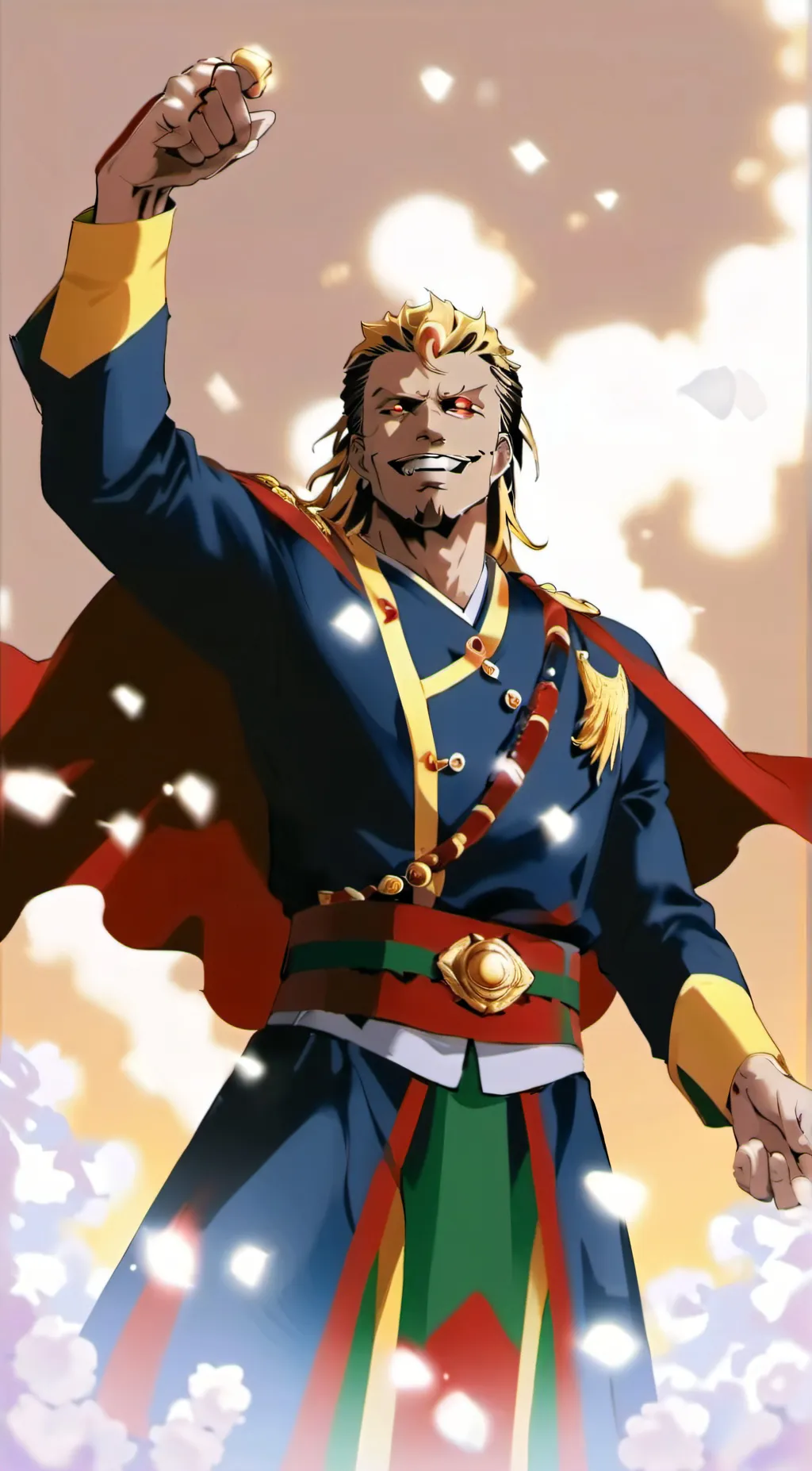 ai character: All Might  background