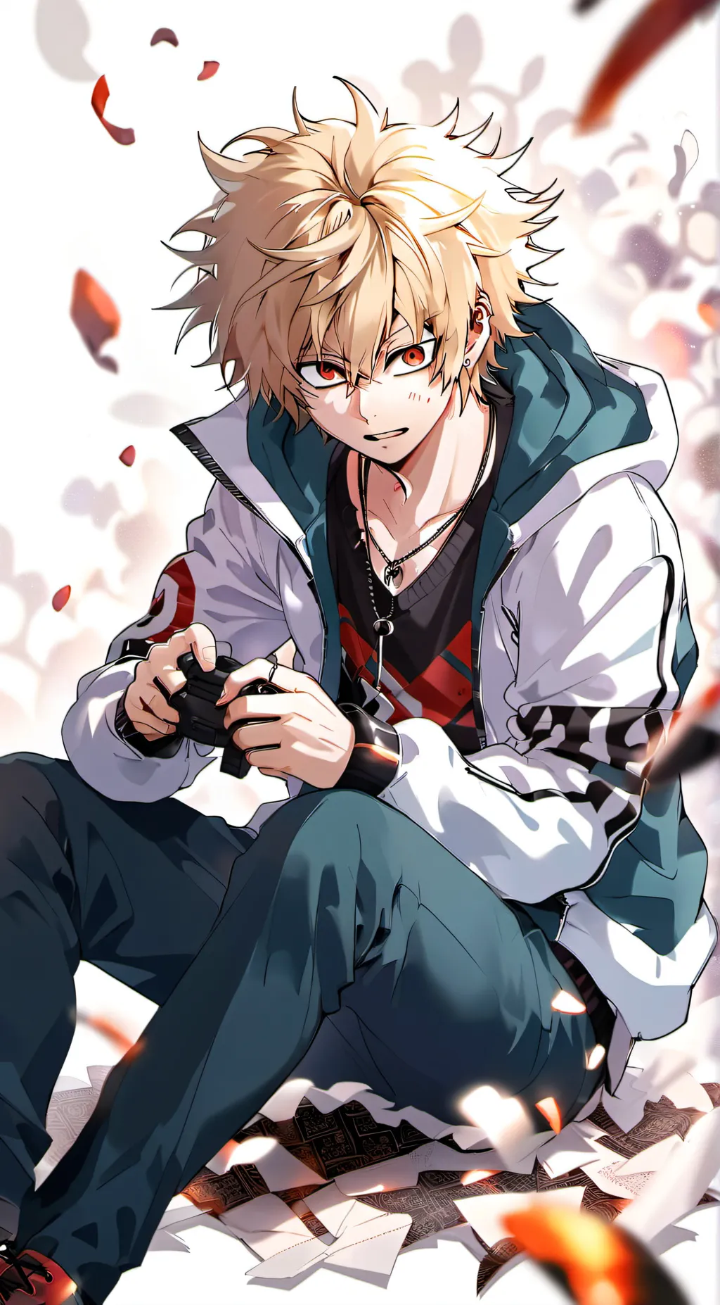 ai character: Bakugo background