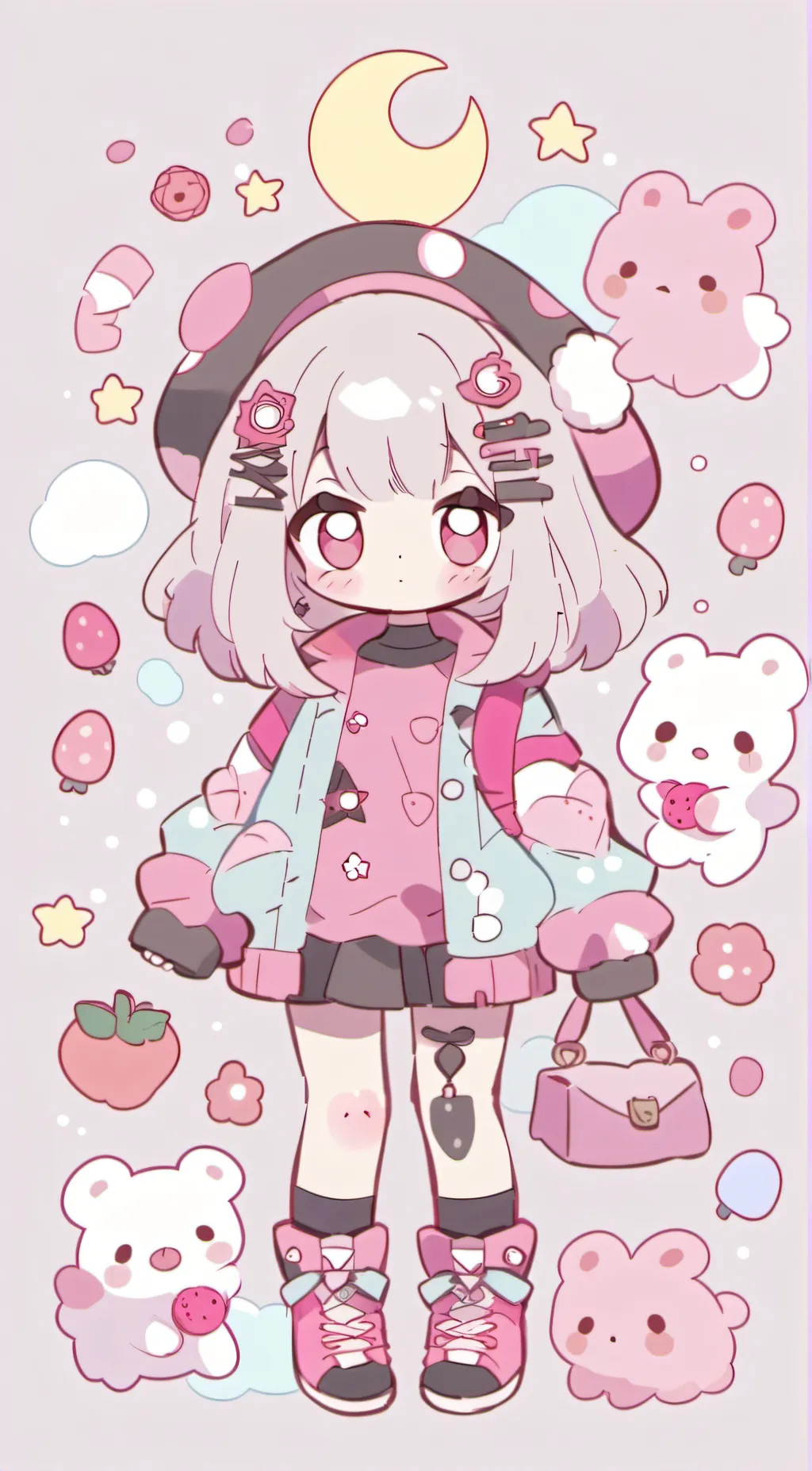 ai character: Luna background