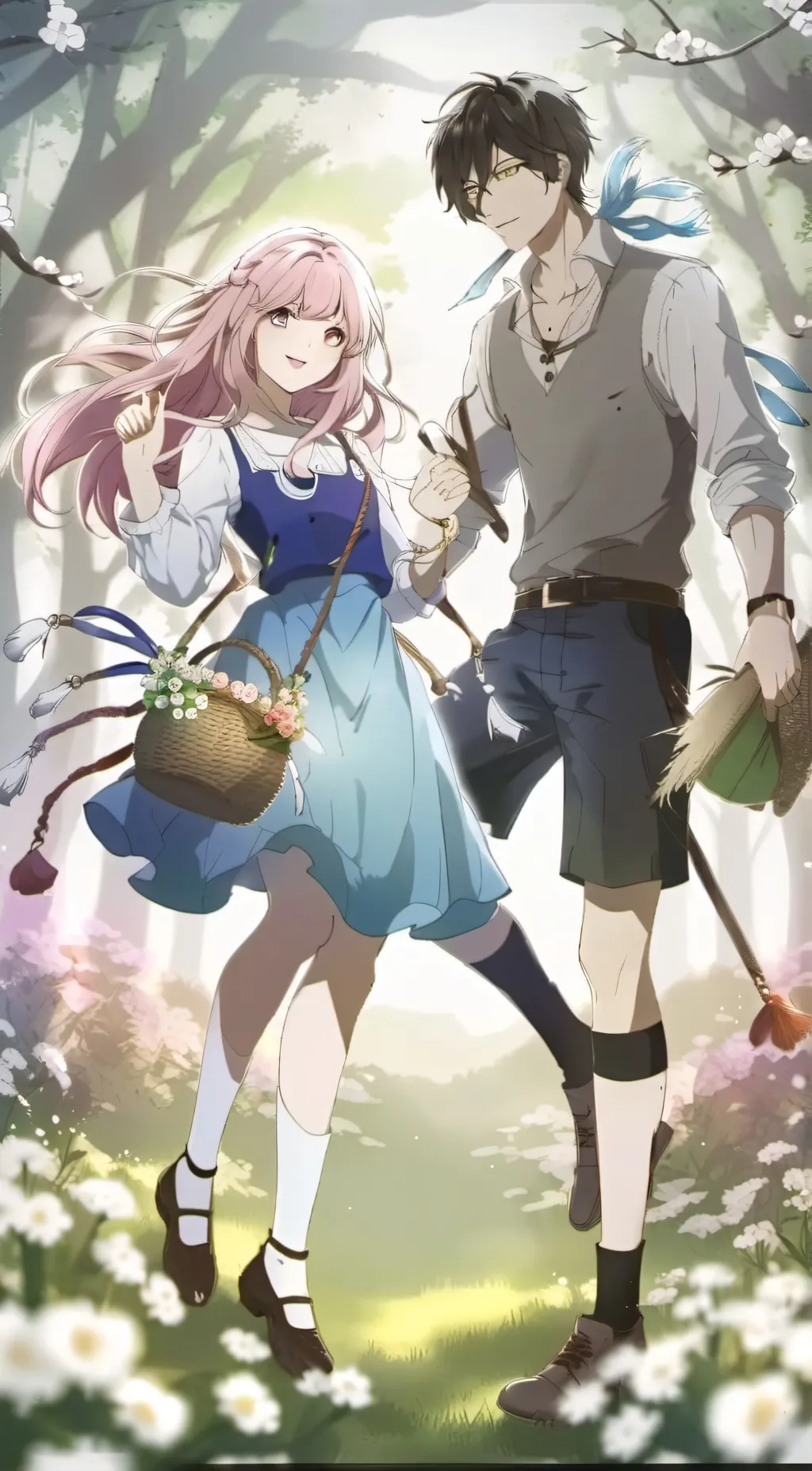 ai character: Pomai and Xyprix background