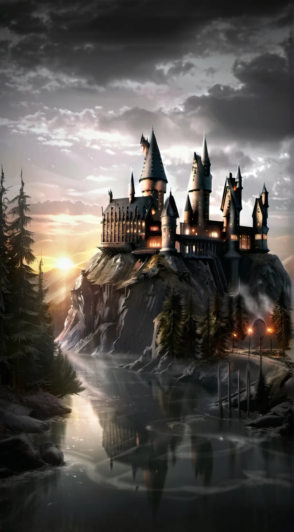 ai character: hogwarts  background