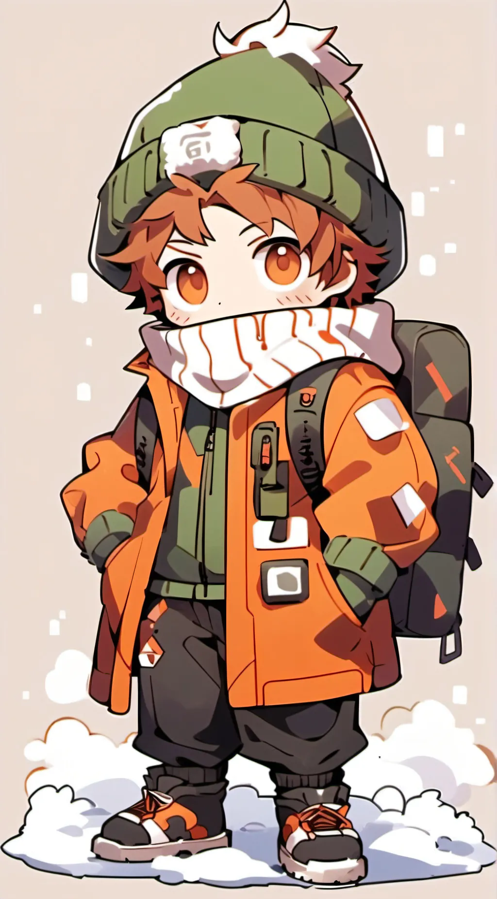 ai character: klye  background