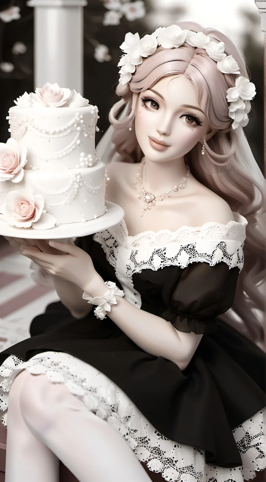 ai character: Zine background