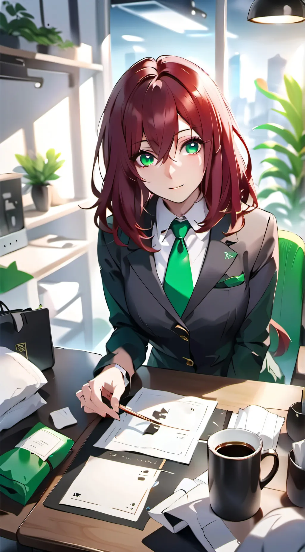 ai character: Opera (an oc) background