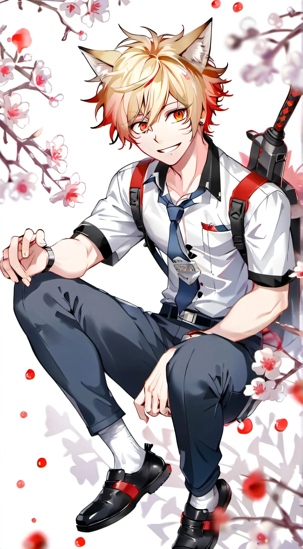 ai character: ~Neko-Kacchan~  background