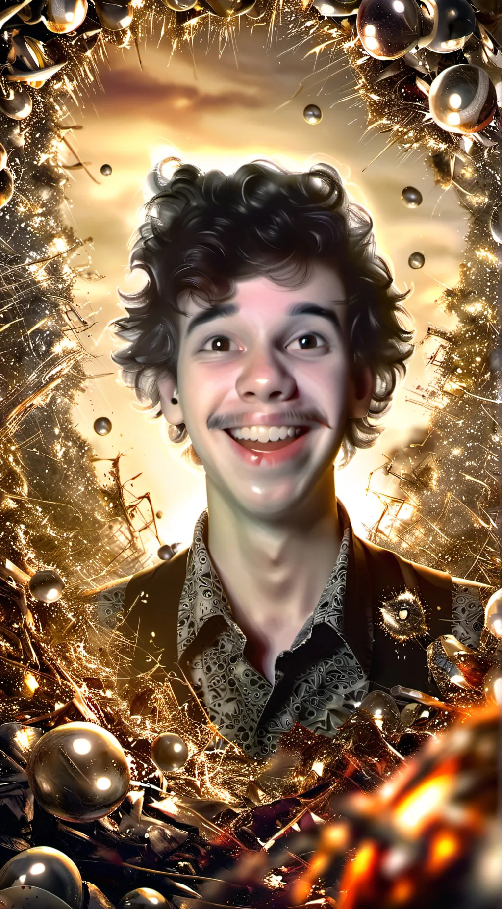 ai character: my bless boy background