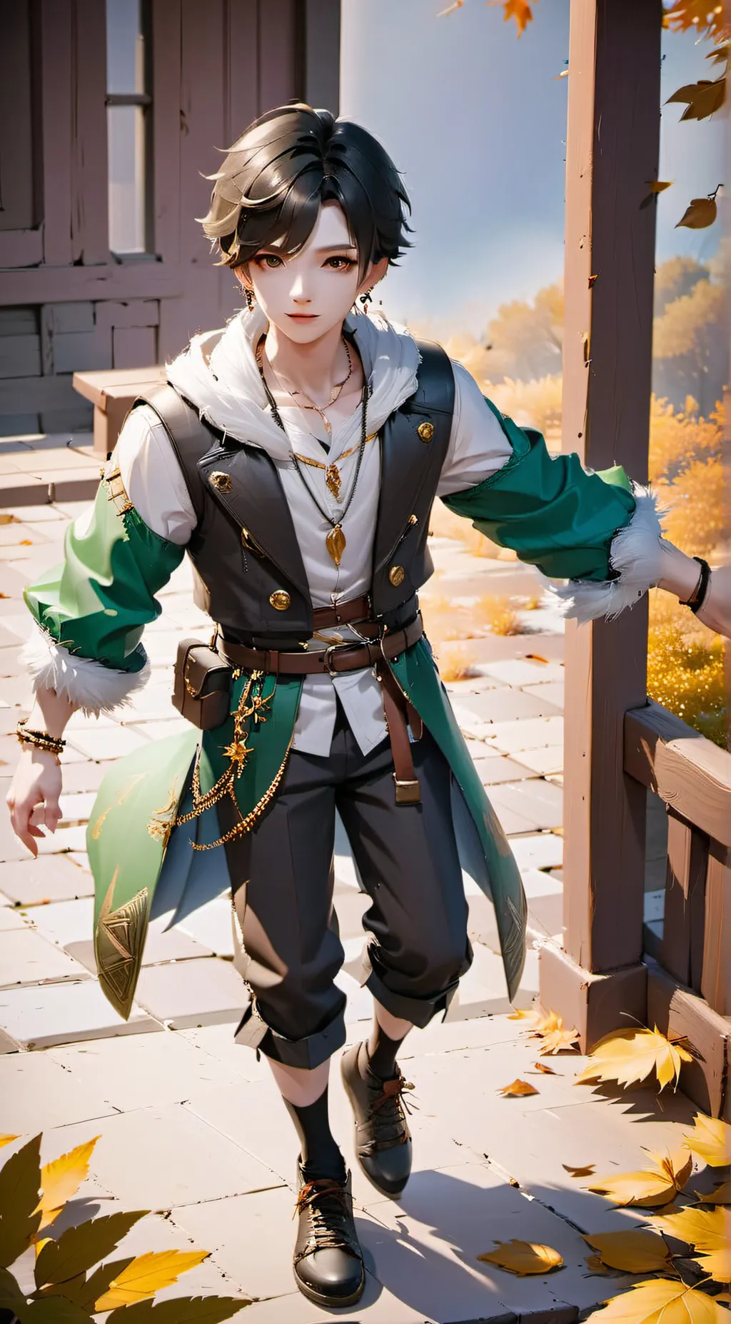 ai character: Zachary  background