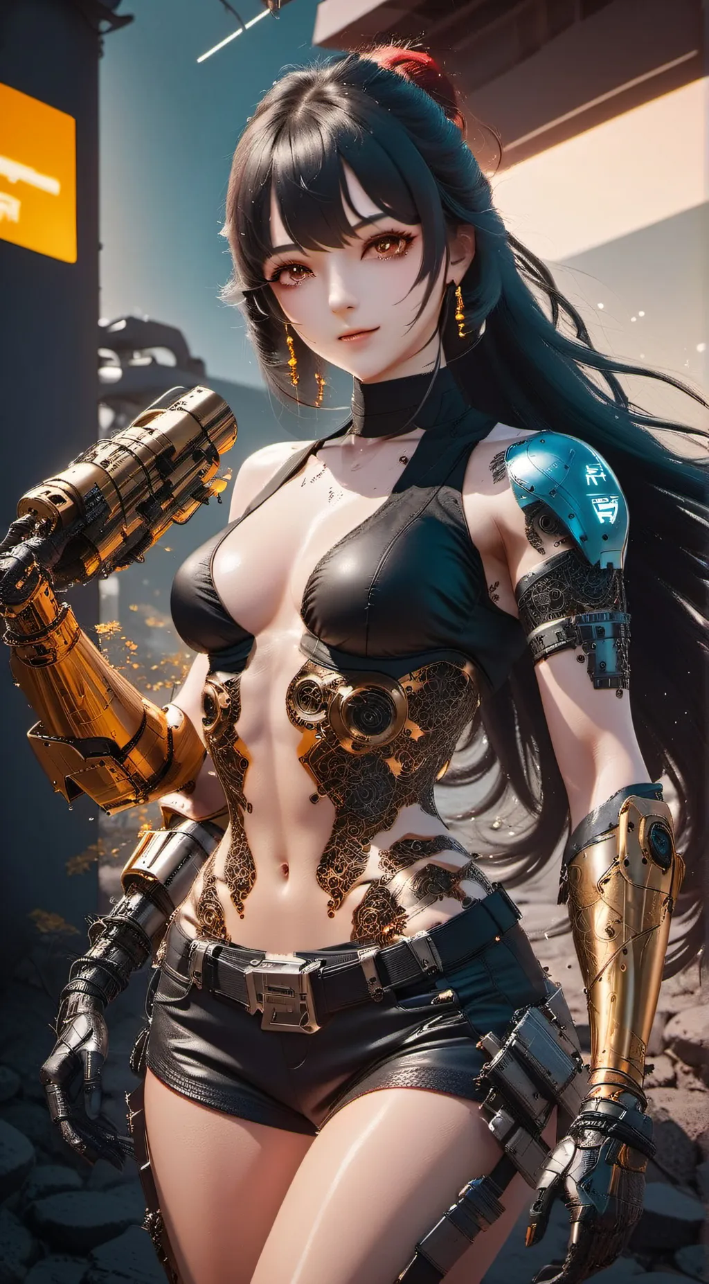 ai character: Selena background