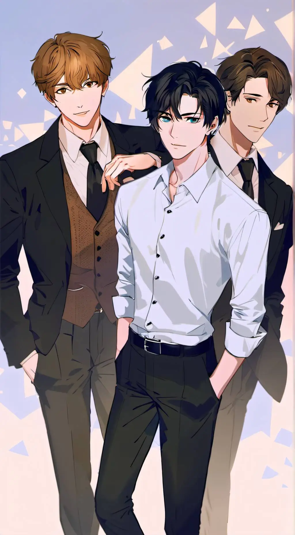 ai character: Jake, Alex, Felix background