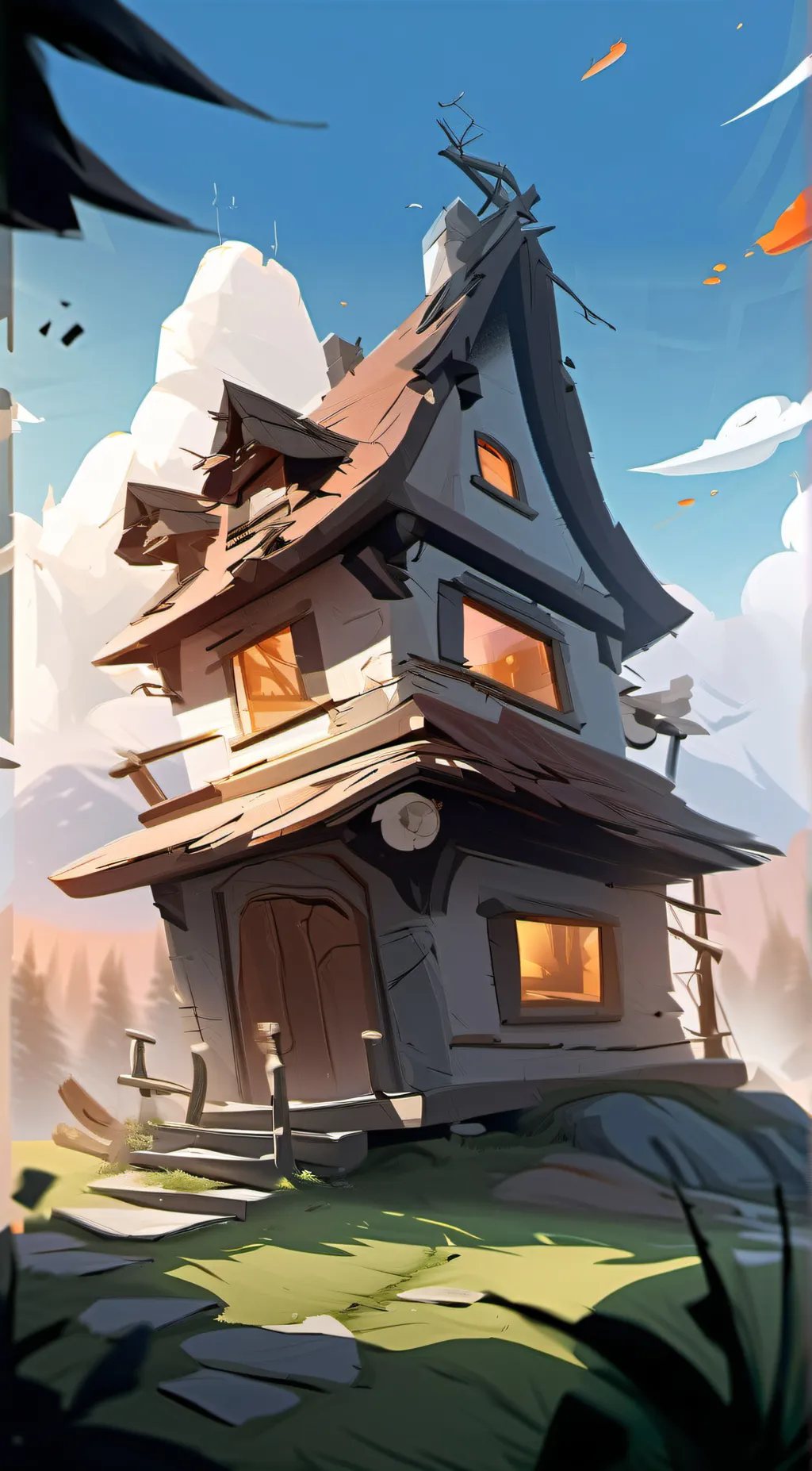 ai character: LOUD House background