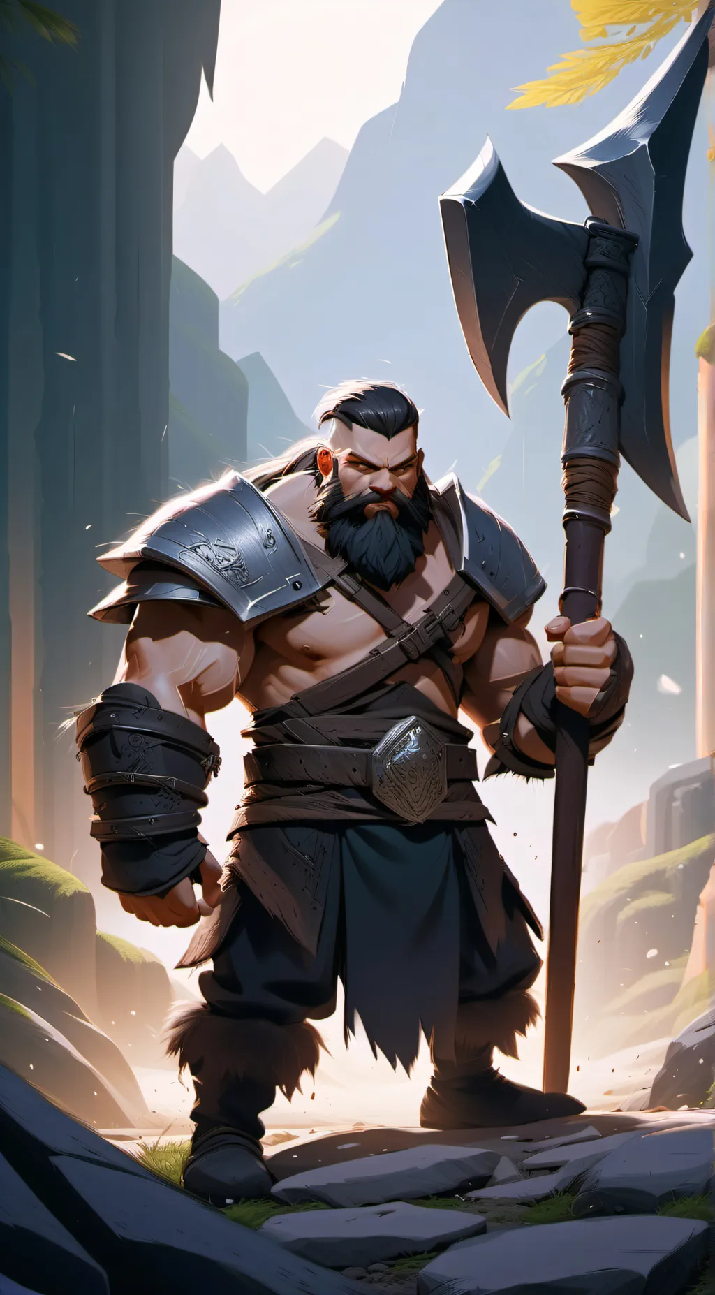 ai character: fred the short background