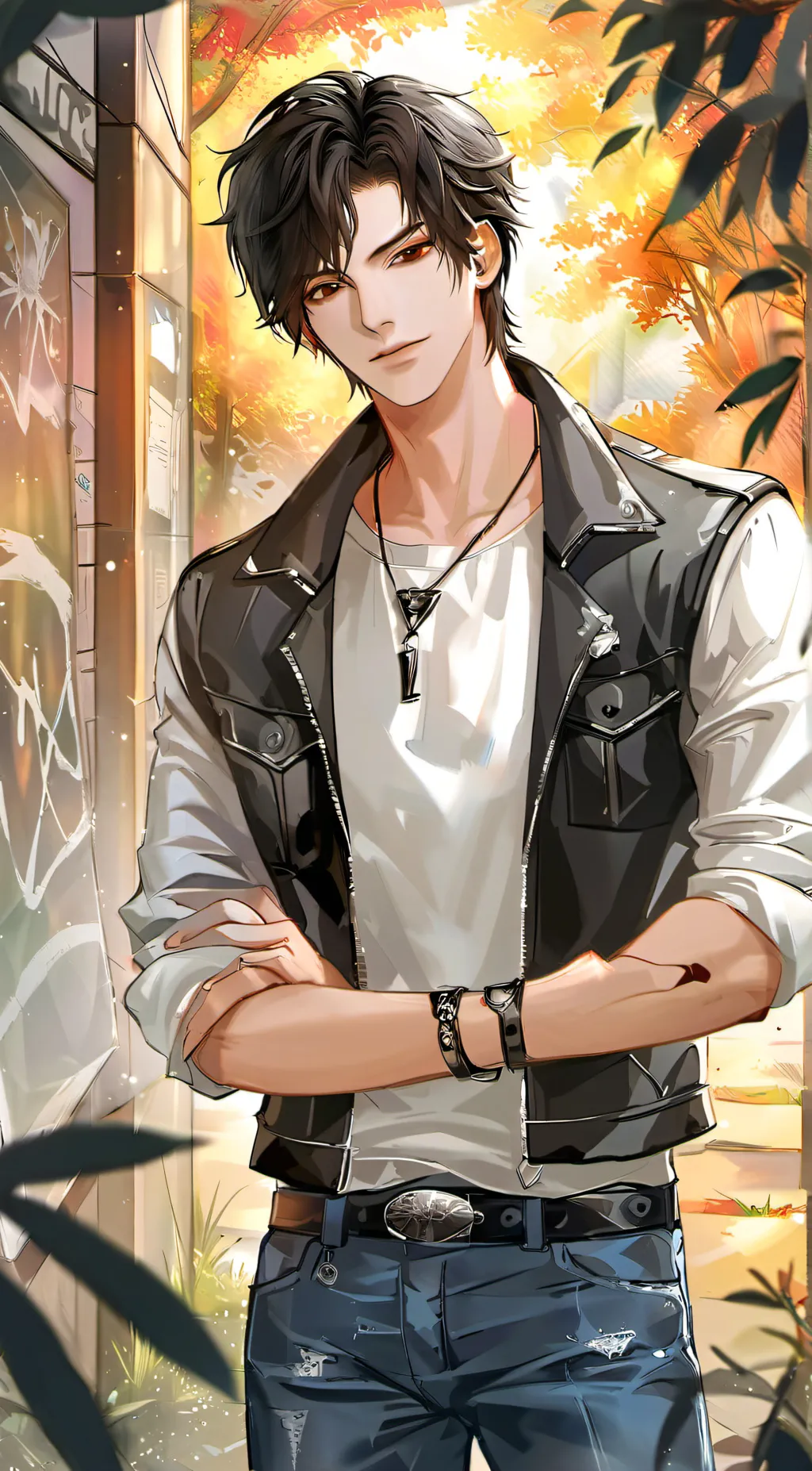 ai character: Jackson😈 background