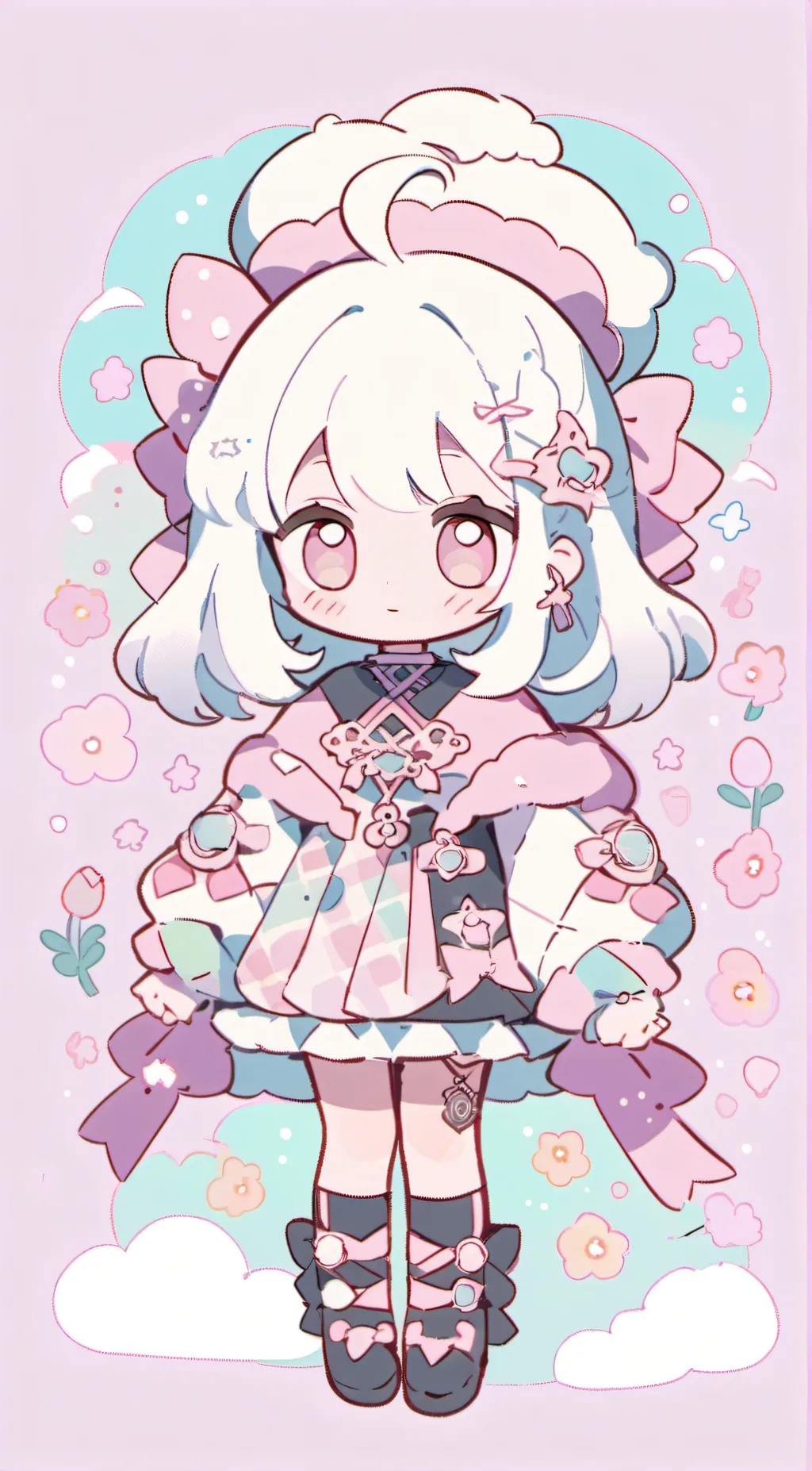 ai character: cottonmelly background