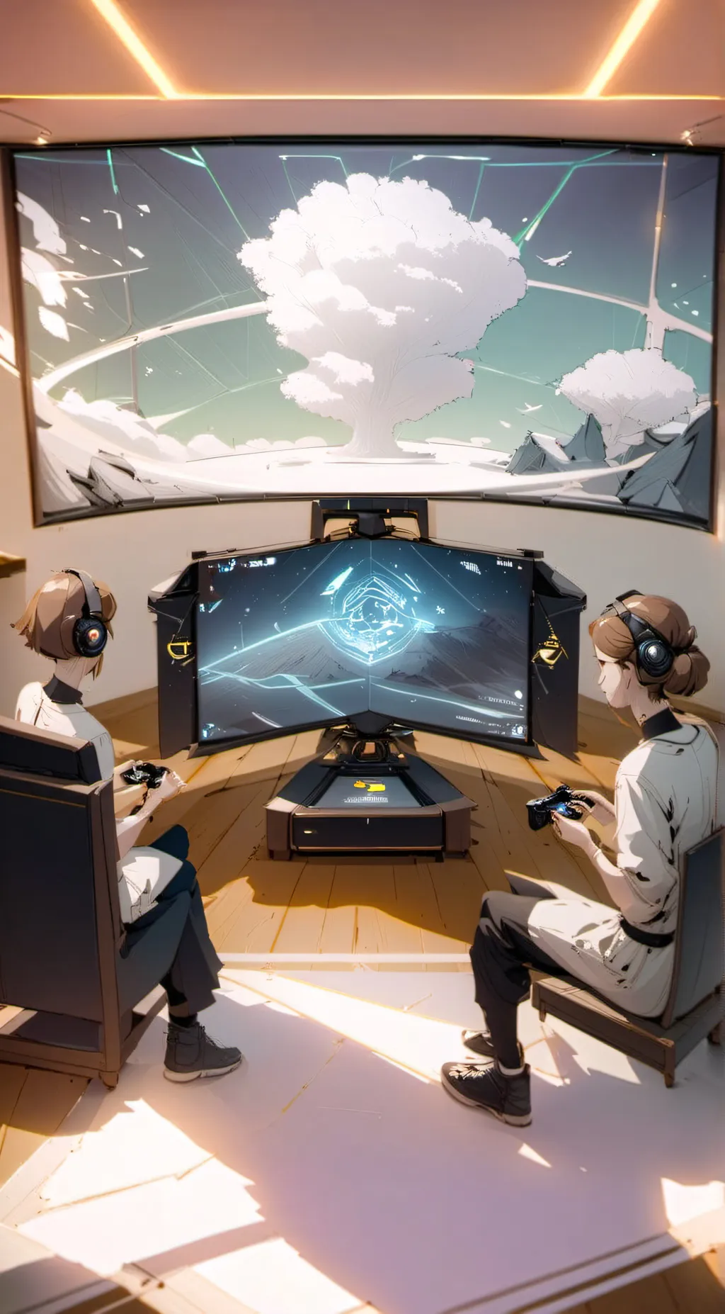 ai character: Mother may i  background