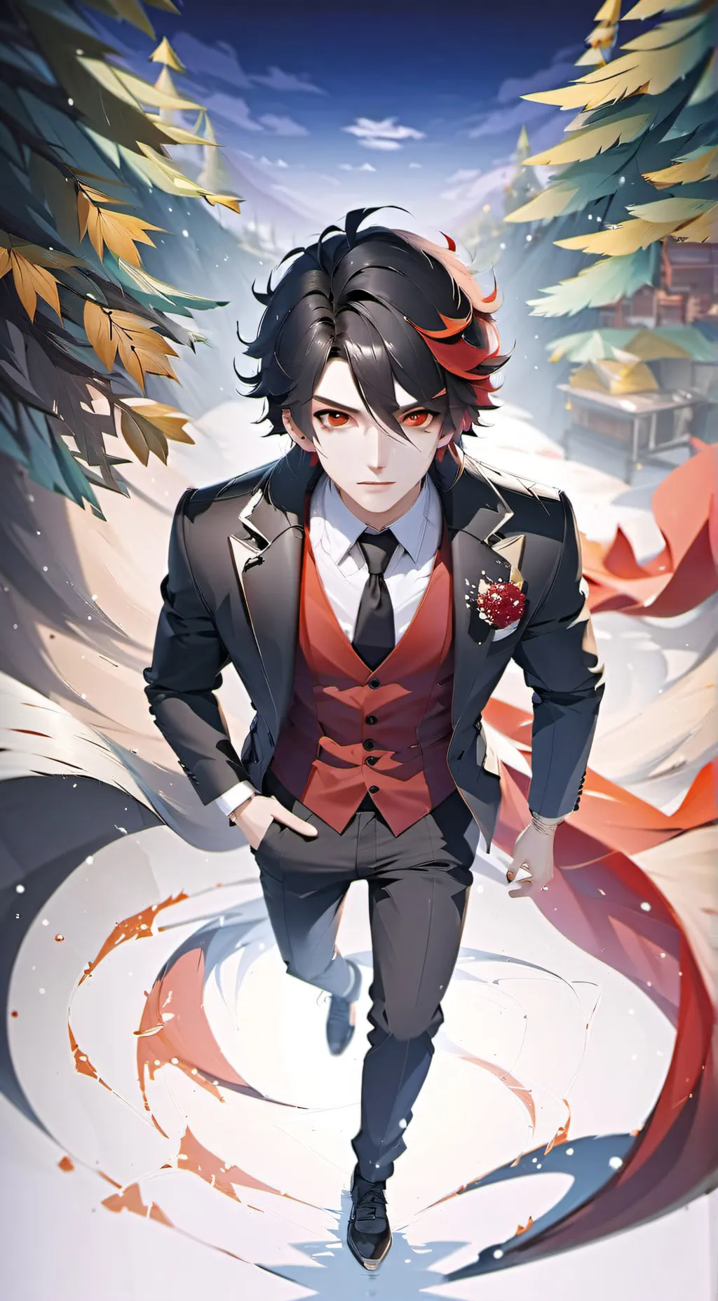 ai character: Felixxx✨️ background