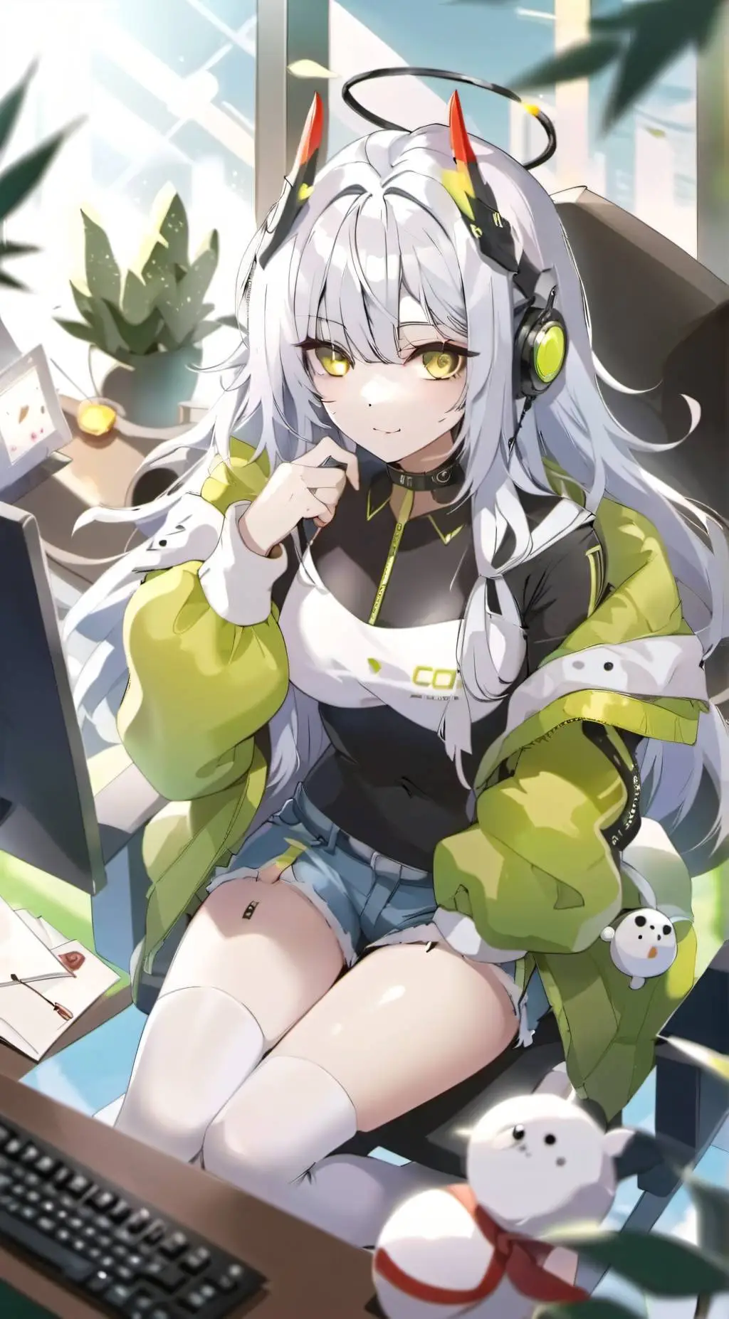 ai character: Saya background