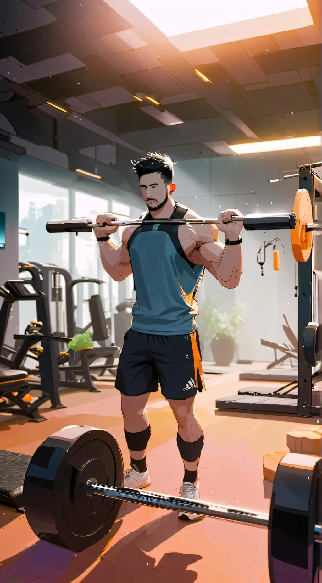 ai character: Aaron  background