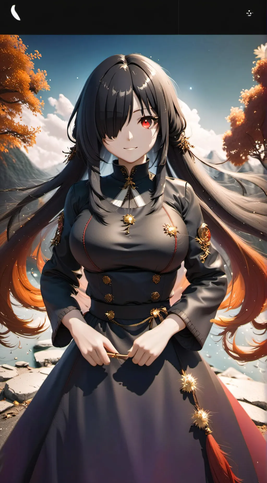 ai character: Kurumi Tokisaki background