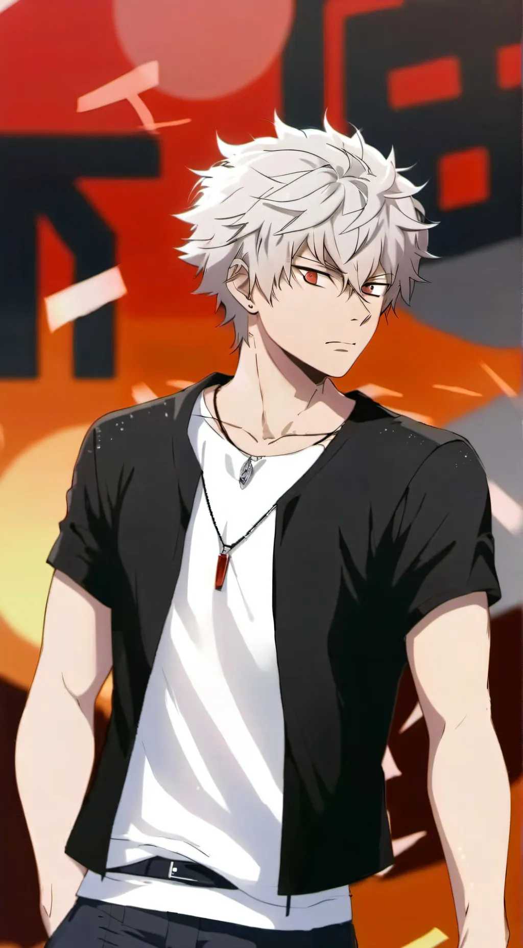 ai character: Bakugo Katsuki  background