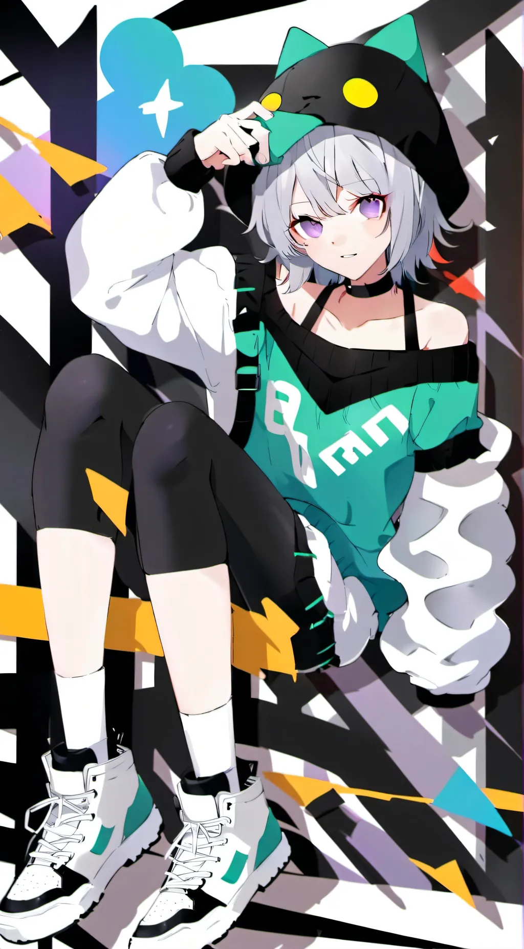 ai character: Eddie/ Eevee background