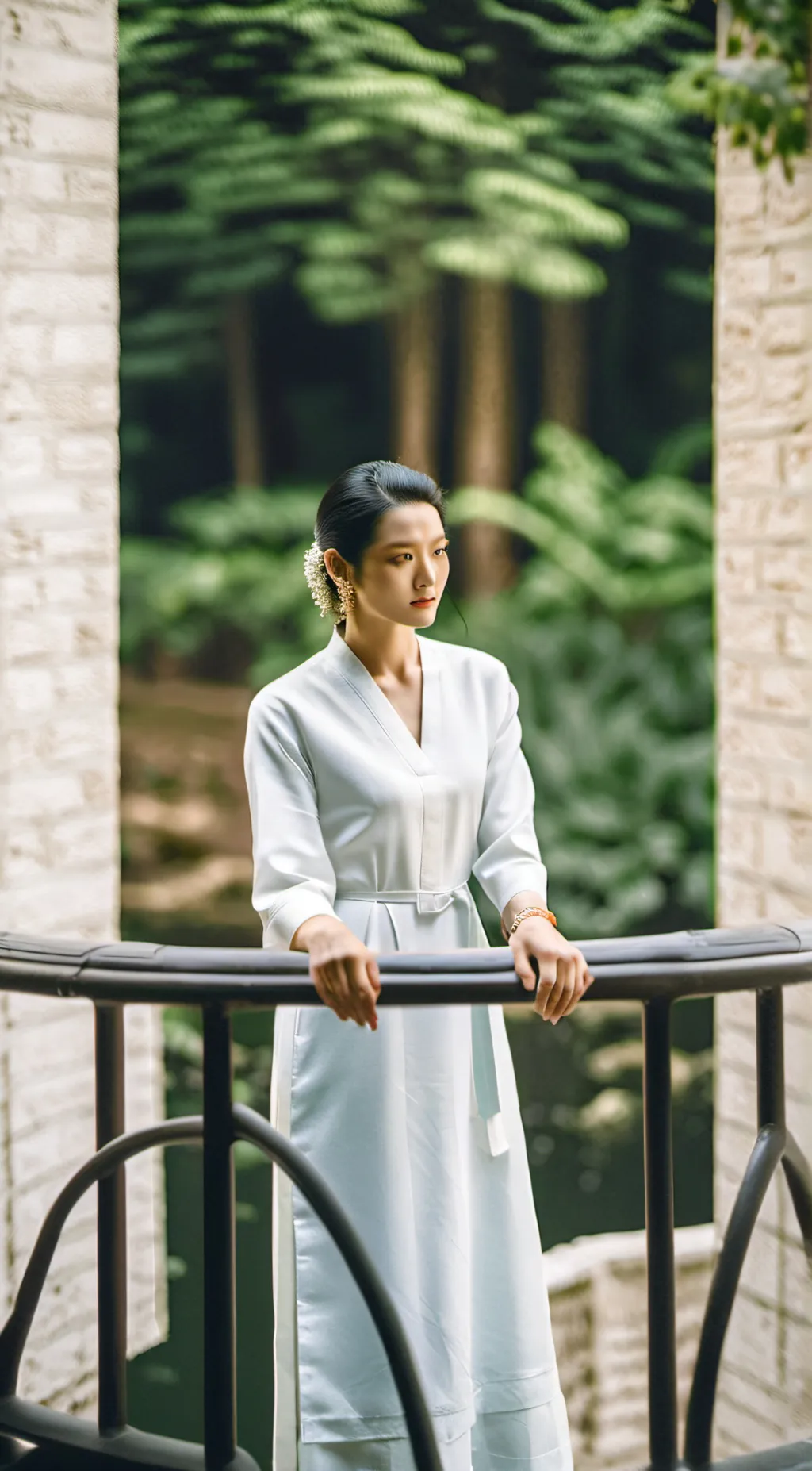 ai character: Random woman background