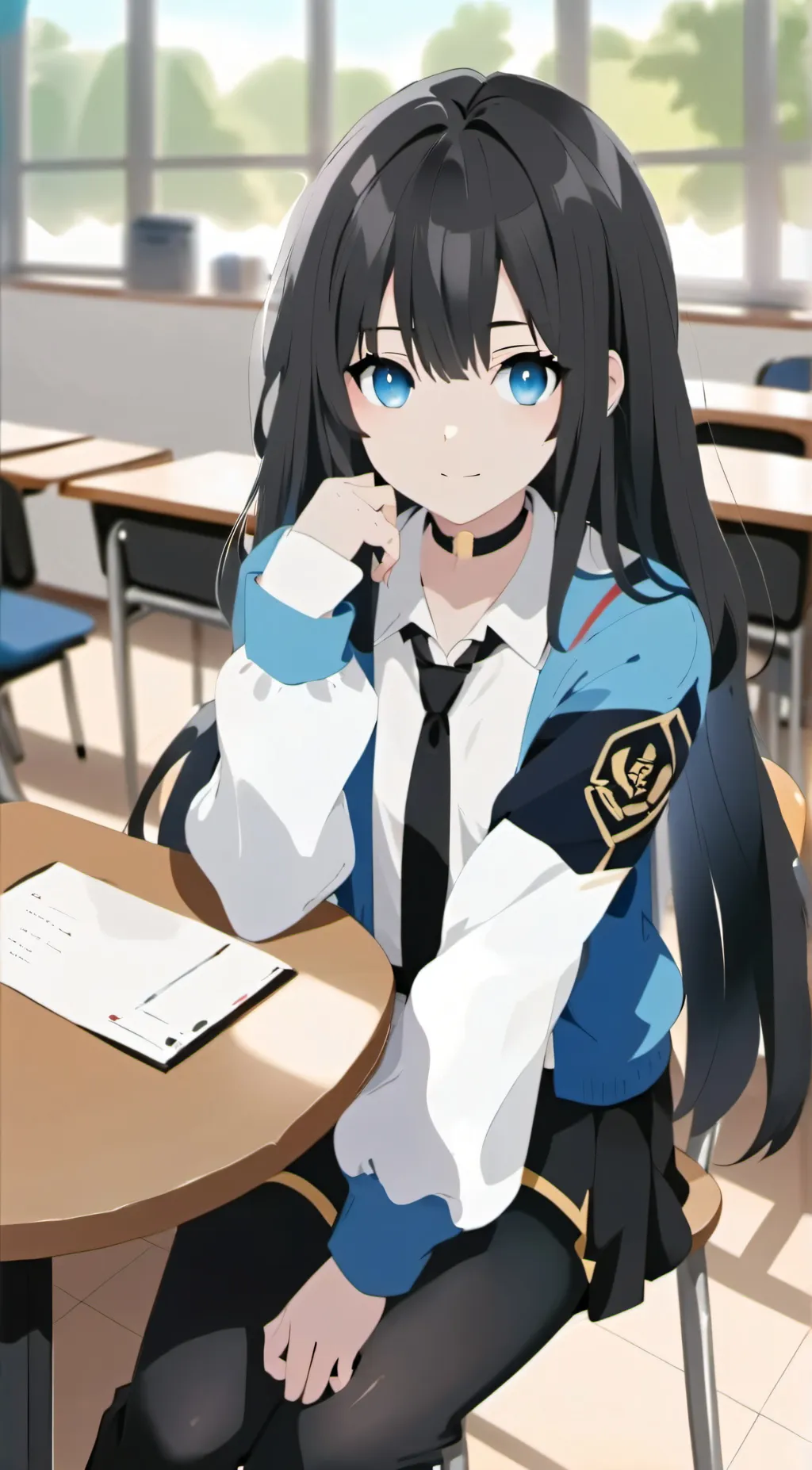 ai character: Komi background