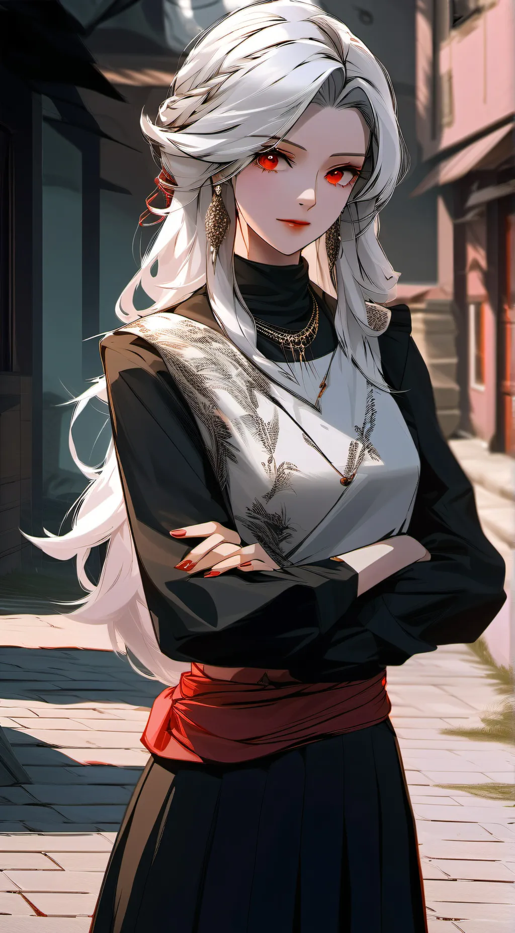 ai character: Natalie  background