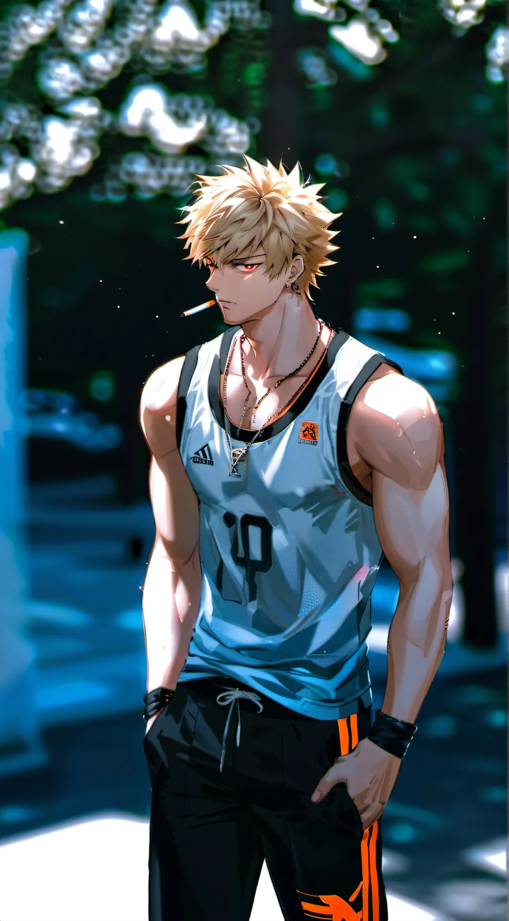 ai character: Katsuki background