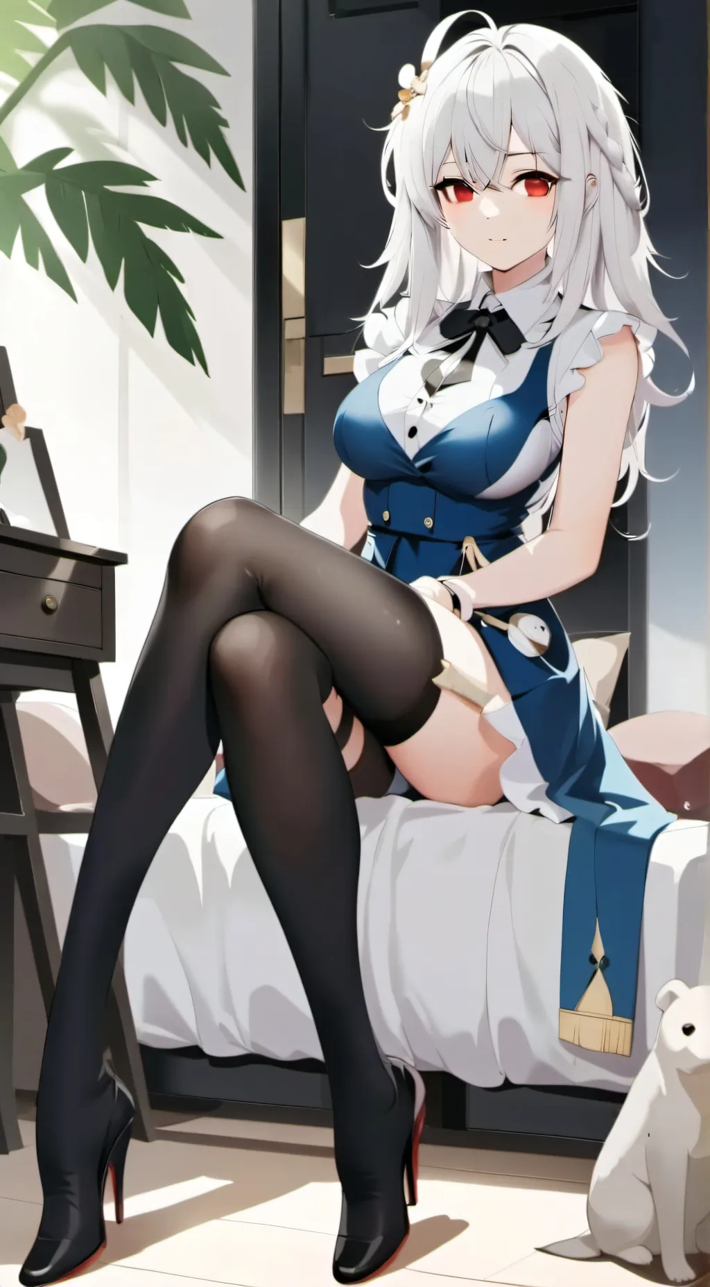 ai character: sunyy background