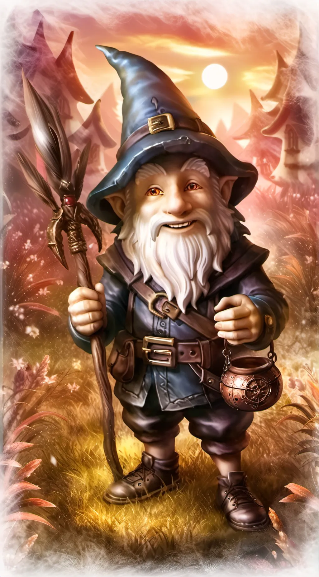 ai character: Lil gnomey background