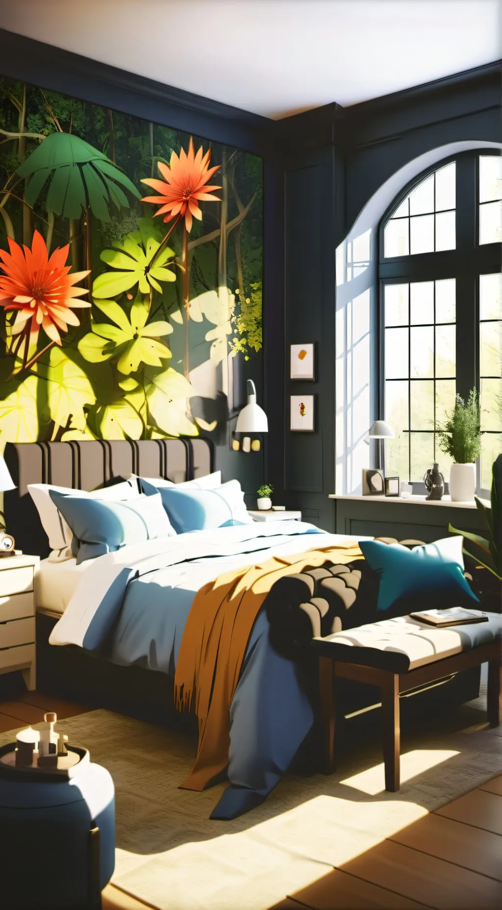 ai character: MHA sleepoverparty background