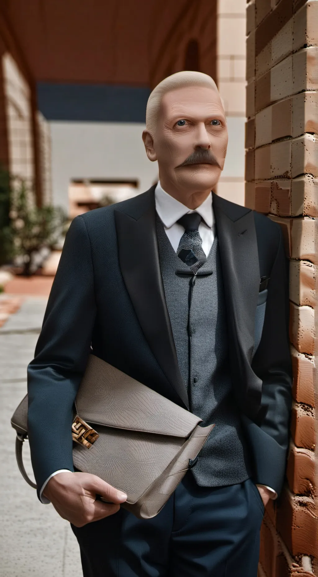 ai character: sunny and melon background