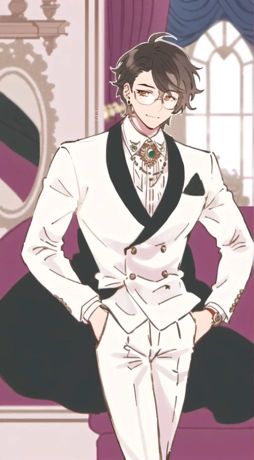 ai character: Leo background