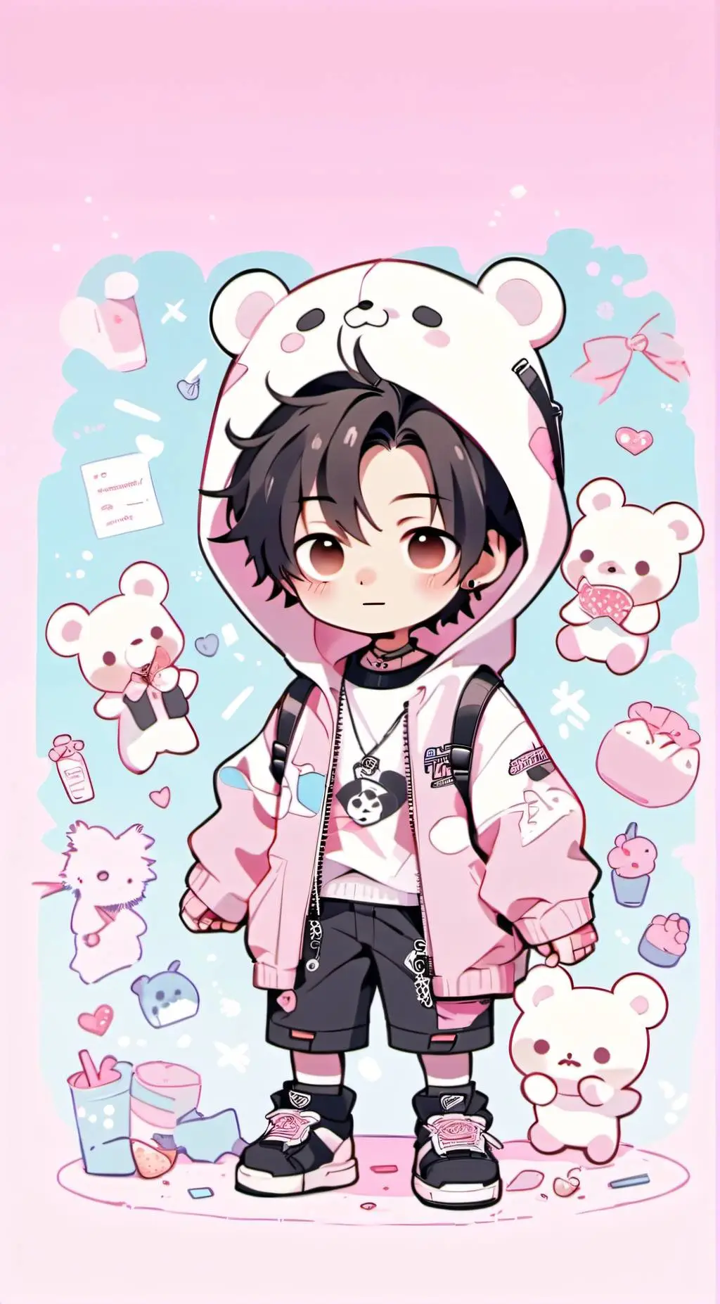 ai character: hyunjin background