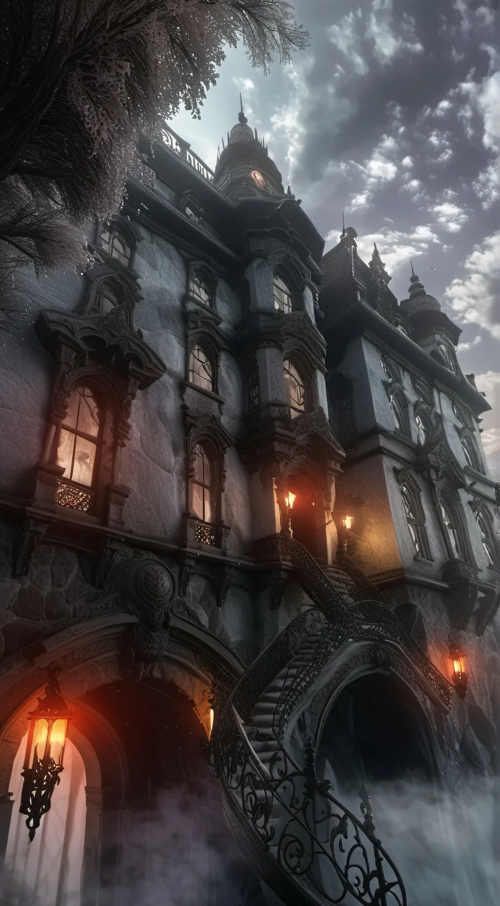 ai character: Radioapple 📻🍎💜💜💜 background