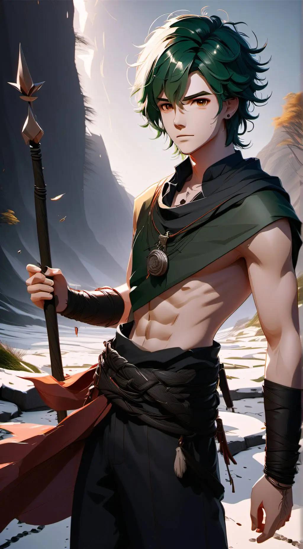 ai character: Rin background