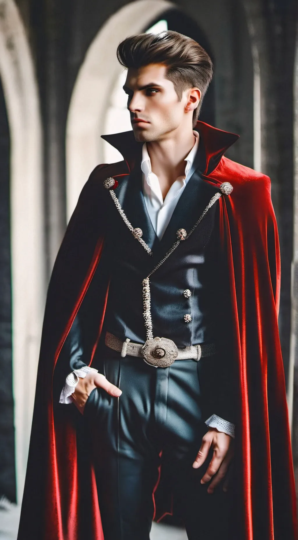 ai character: Lugosi Vampire background