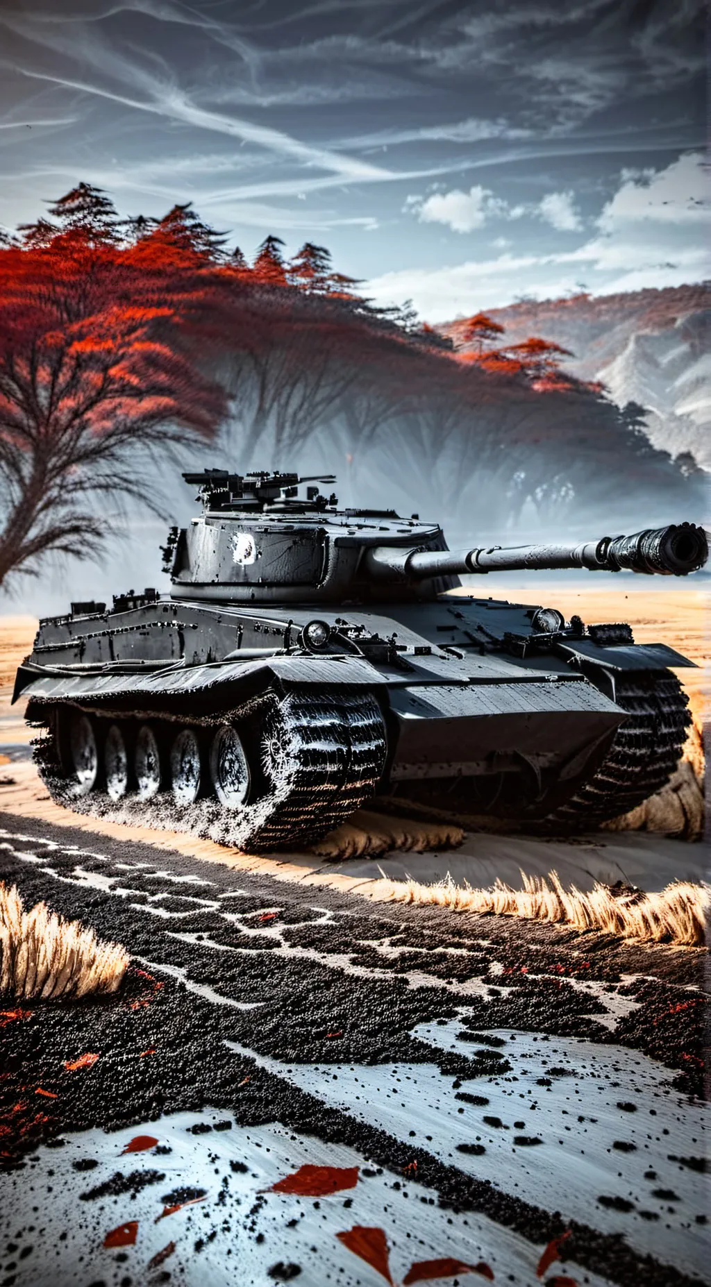 ai character: The Tiger-1  background