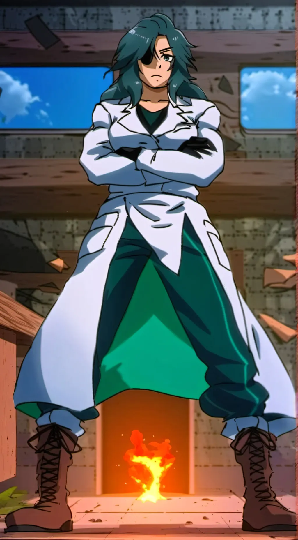 ai character: Rose background